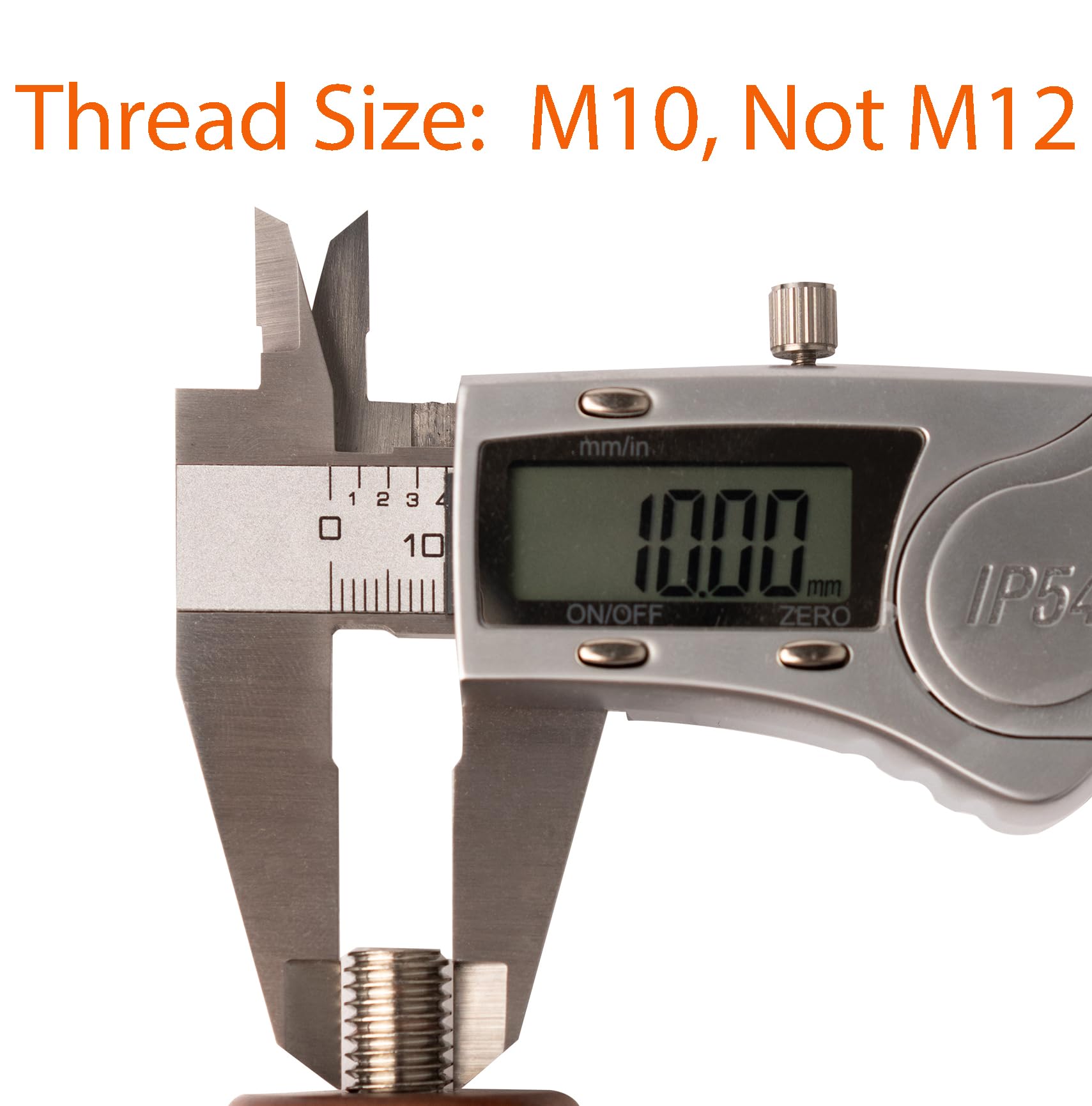 LILQ Bottomless Portafilter Handle Replacement | Natural Wood & Anodized Aluminum M10 Thread Handle