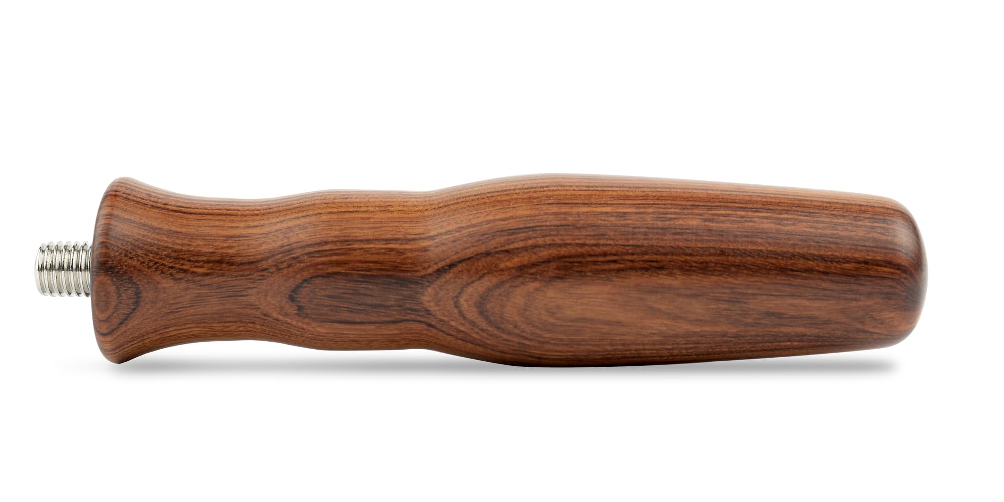 LILQ Bottomless Portafilter Handle Replacement | Natural Wood & Anodized Aluminum M10 Thread Handle