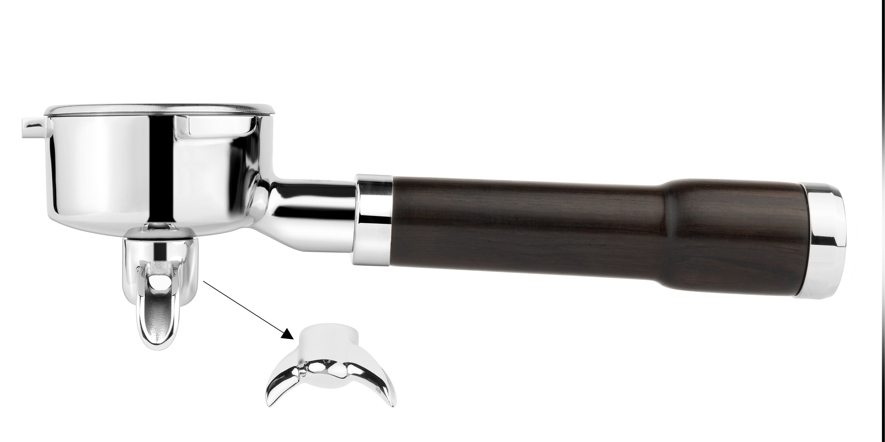 54mm fits Breville - Double Spouts portafilter for Breville 8 series machines-18-20g basket included